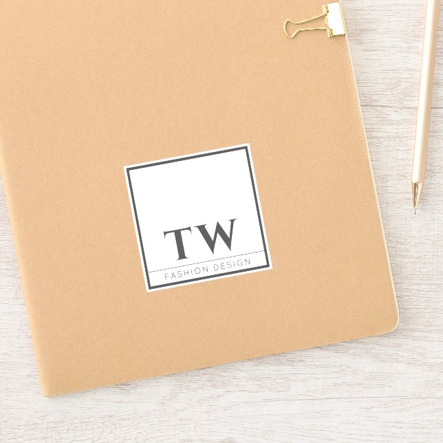 Sticker Design mode blanc (Carnet)