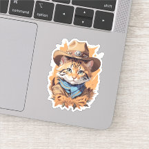 Design vintage Cowboy Kitten