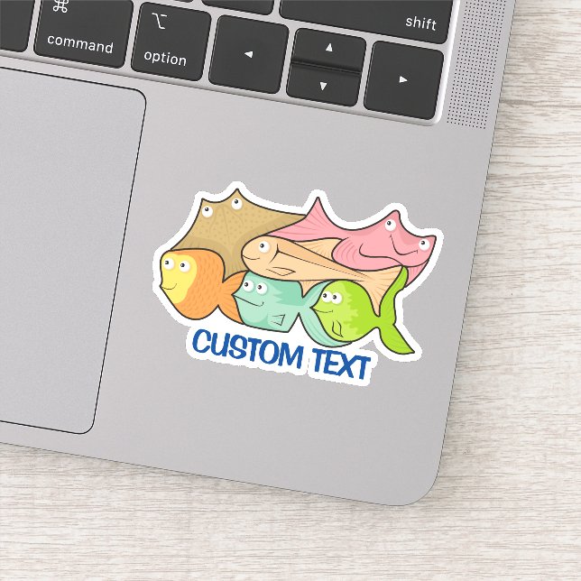 Sticker Dessin animé de Fishes (Détail)