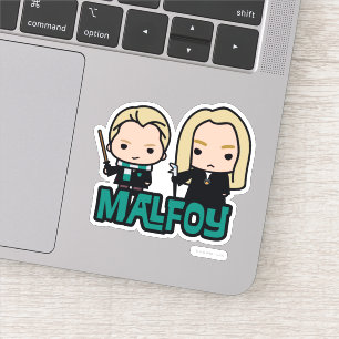 Sticker Dessin de Draco et Lucius Malfoy