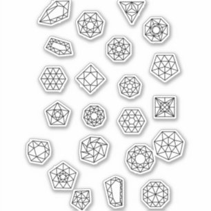 Sticker Dessin de pierres