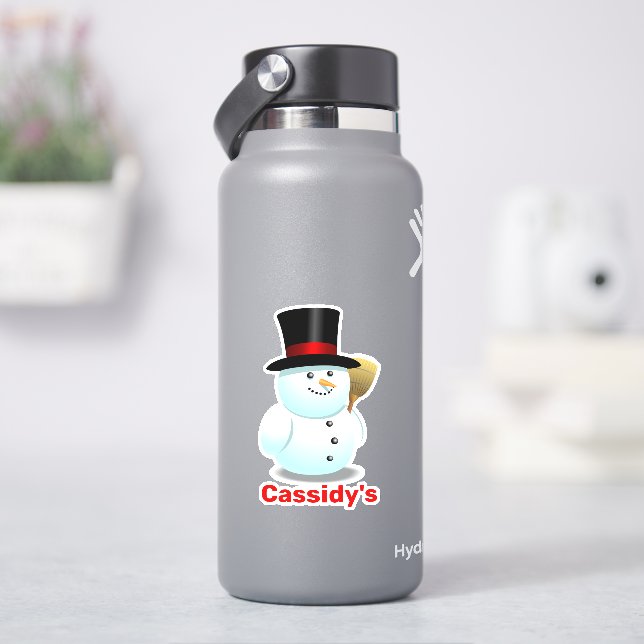 Sticker Dessin du cool Frosty Snowman (HydroFlask)