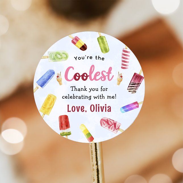 Sticker d'été à la crème glacée Popsicle (Créateur téléchargé)