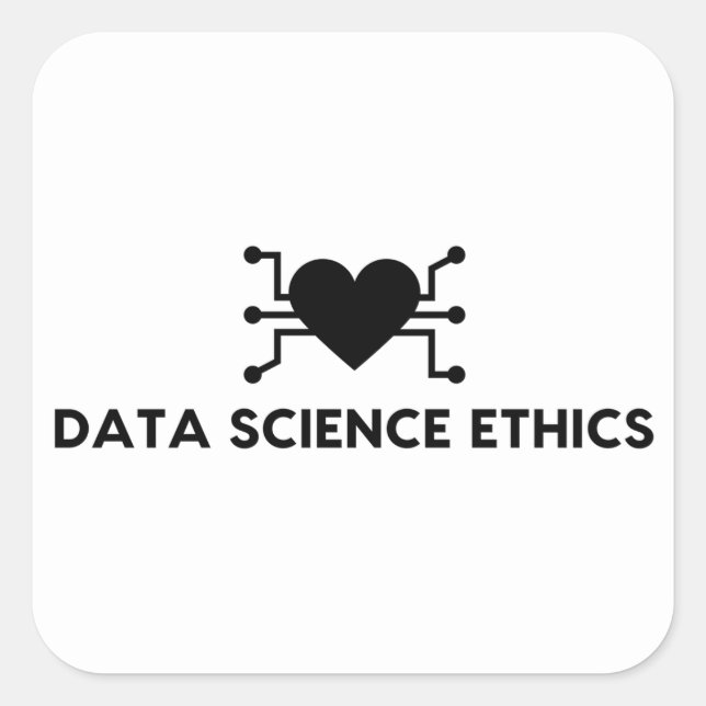 Sticker d'éthique des sciences des données (Devant)
