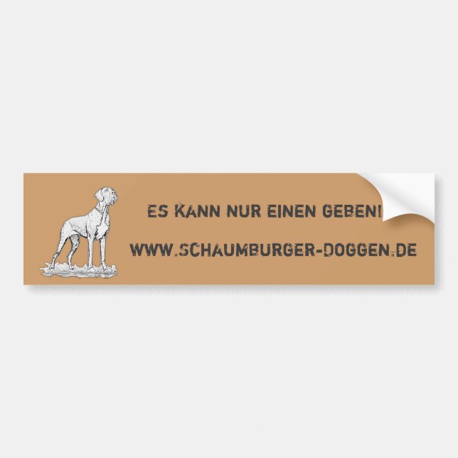 Sticker Deutsche-Doggen (Front)