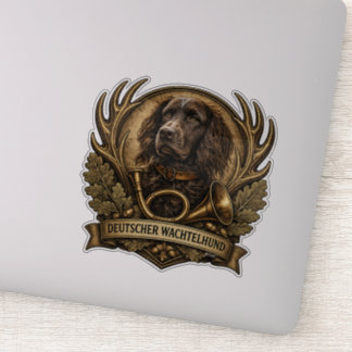 Sticker Deutscher Wachtelhund  , Hunting Logo