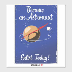 Sticker Devenez un astronaute !