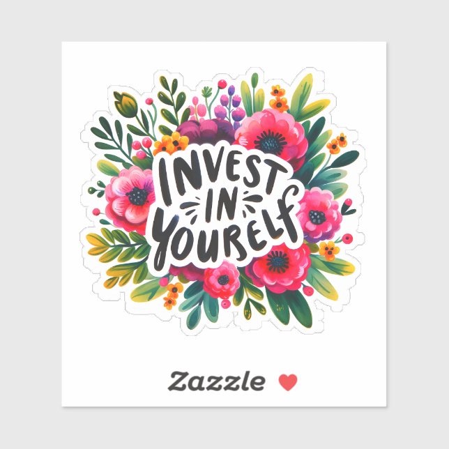 Sticker Déverrouillez Votre Potentiel Avec Une Inspiration (Feuille)