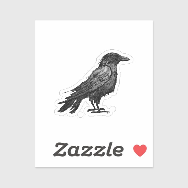 Sticker Devil Crow (Feuille)