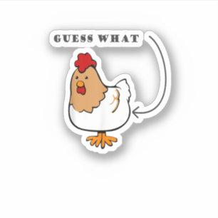 Sticker Devinez Ce Beurre De Poulet Drôle