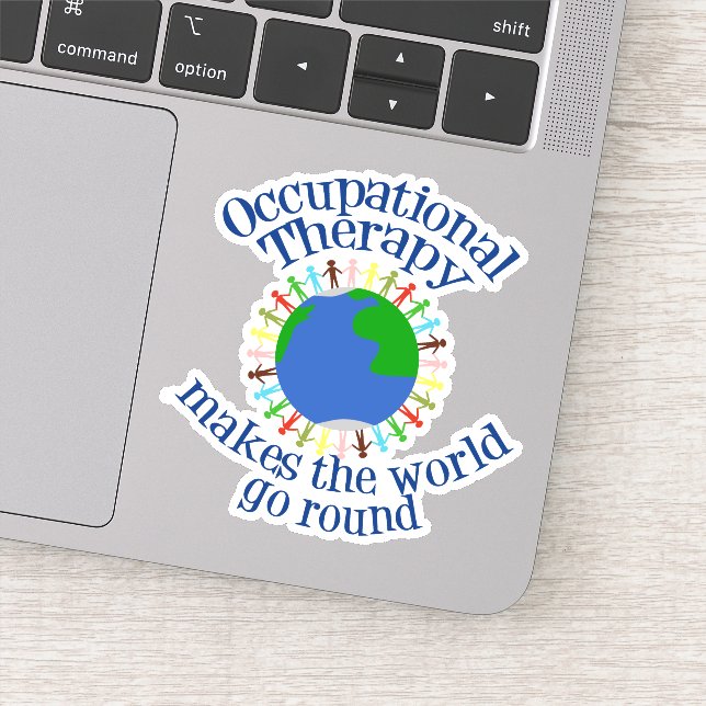 Sticker Devis du monde de l'ergothérapie inspirante (Détail)