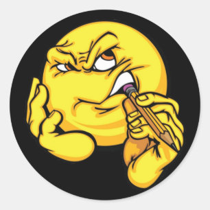 Sticker d'expression de pensée de dessin