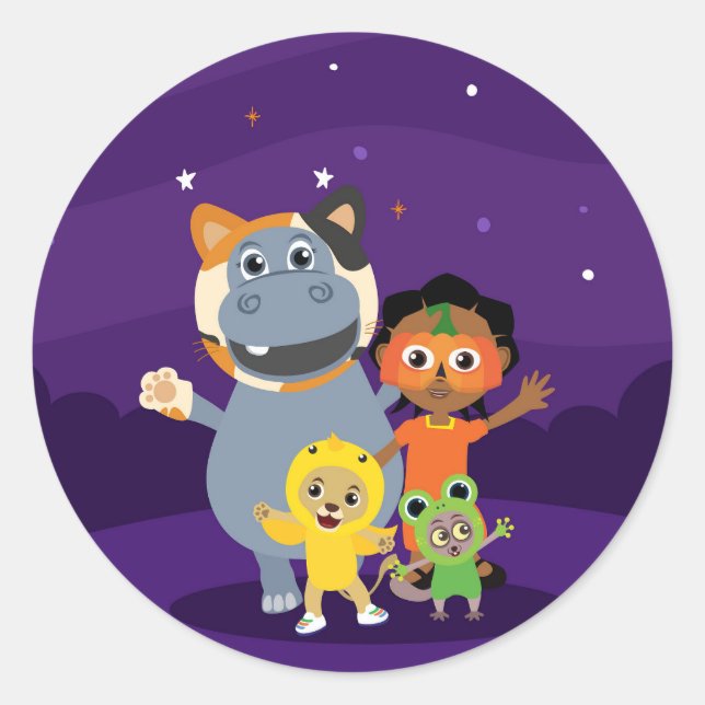 Sticker d'Halloween Akili et moi (Devant)