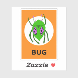 Sticker d'Halloween BUG