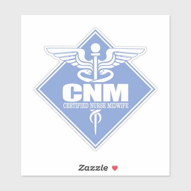Sticker diamant CNM (sage-femme infirmière certifiée) (Feuille)