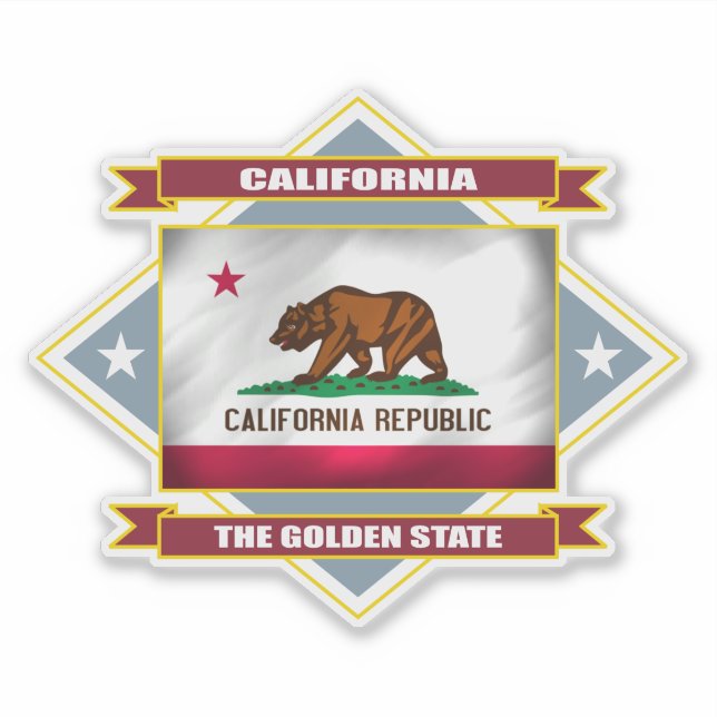 Sticker Diamant de Californie (Devant)