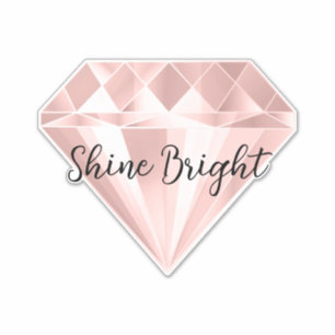 Sticker Diamant rose