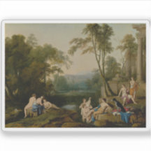 Diana et ses nymphes dans un paysage
