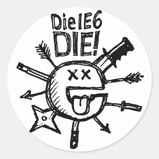 Sticker DieIE6DIE Sketchnote (Devant)