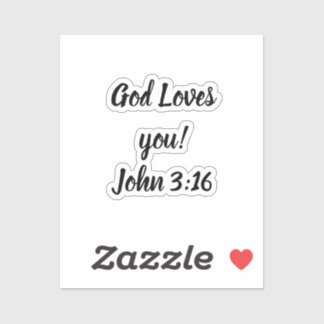 Sticker Dieu t'aime !