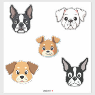 Sticker Différents types de races de chiens