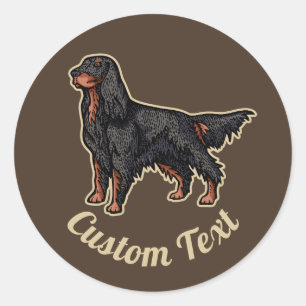 Sticker d'illustration Gordon Setter