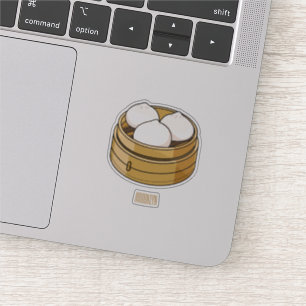 Sticker Dim sum dessin animé