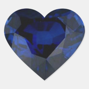 Sticker d'impression Heart Sapphire
