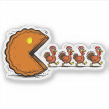 Dinde drôle mangeant une tarte de Thanksgiving, je