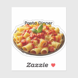Sticker Dîner de pâtes
