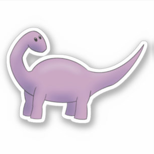 Sticker Dino pourpre