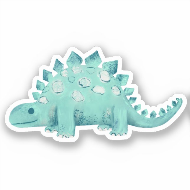 Sticker Dinosaur Stegosaurus (Recto)