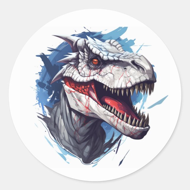 Sticker dinosaure (Devant)