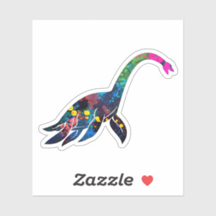 Sticker Dinosaure abstrait de mer connu sous le nom de