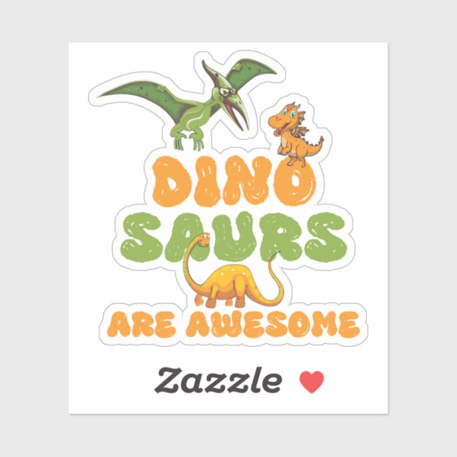 Sticker Dinosaures (Feuille)