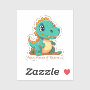 Sticker Dinosaures féroces