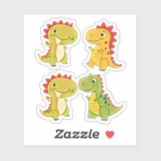 Sticker Dinosaures mignons