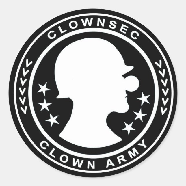Sticker d'insigne de l'armée clown (Devant)