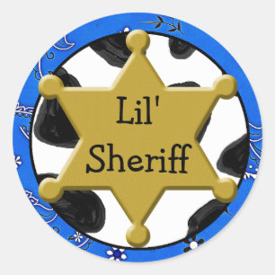 Sticker d'insigne Lil Sheriff