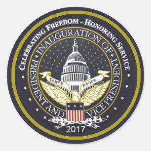 Sticker d'investiture TRUMP