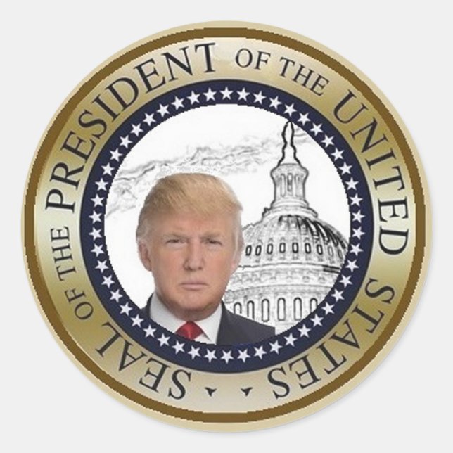 Sticker d'investiture TRUMP (Devant)