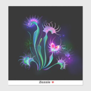 Sticker Dionaea piège lumineux