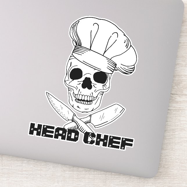 Sticker Diplôme de l'École de Caterer Chef (Détail)