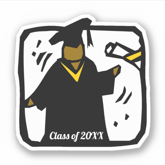 Sticker Diplôme d'études supérieures (Devant)