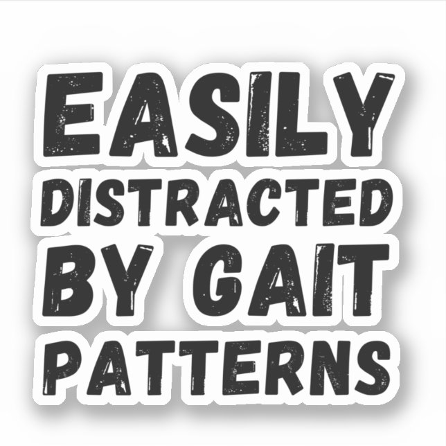 Sticker Distrait par Gait Motifs (Devant)