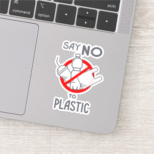 Sticker Dites Non Au Plastique