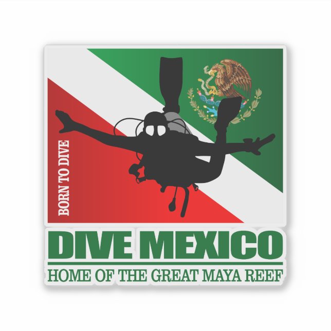 Sticker Dive Mexico DF2 (Devant)