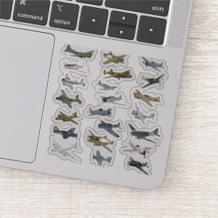 Sticker Divers avions 2ÈME GUERRE MONDIALE américains