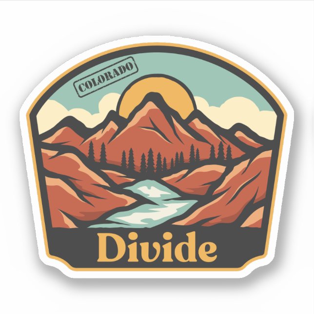 Sticker Divide, Colorado (Devant)