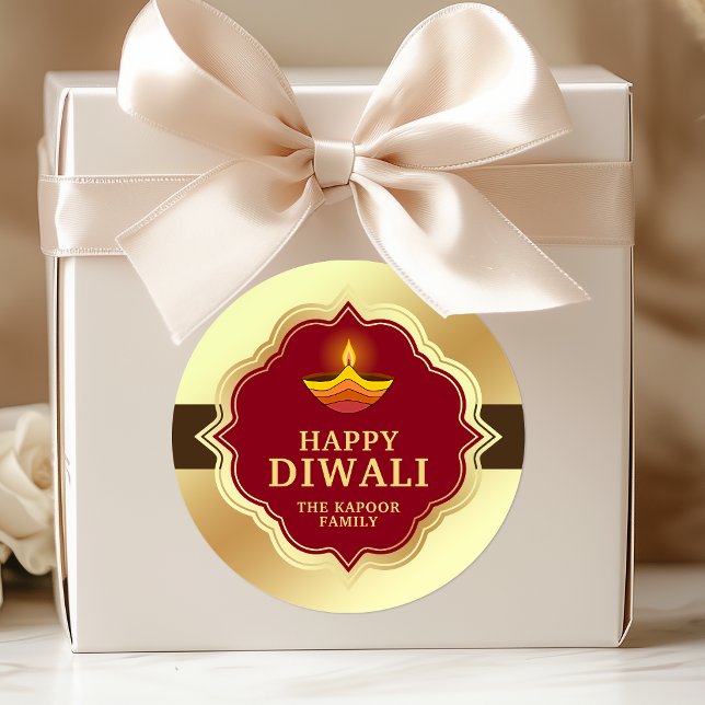 Sticker Diwali personnalisé (Créateur téléchargé)